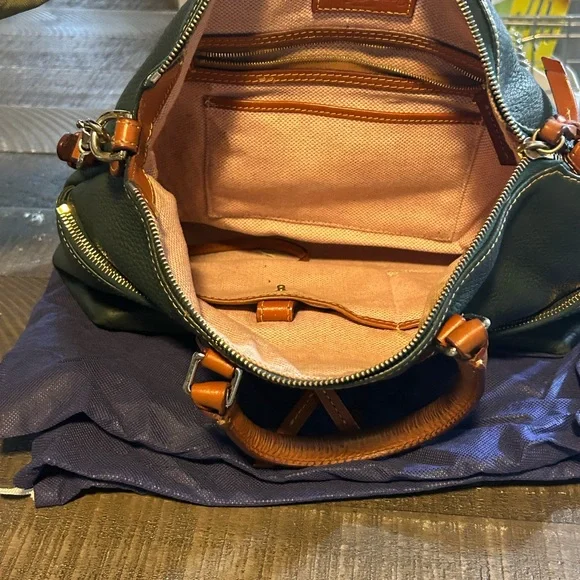 Dooney & Bourke Bag - Gorgeous Green/Tan - Picture 2 of 11